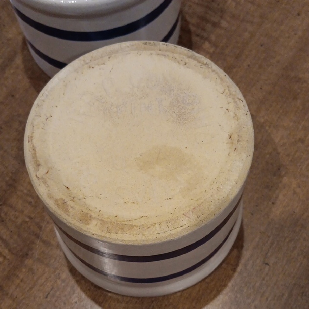 Striped Ceramic Crocks - Picture 3 of 5